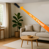 Feather Duster with Extension Pole & 5pcs Interchangeable Dusters