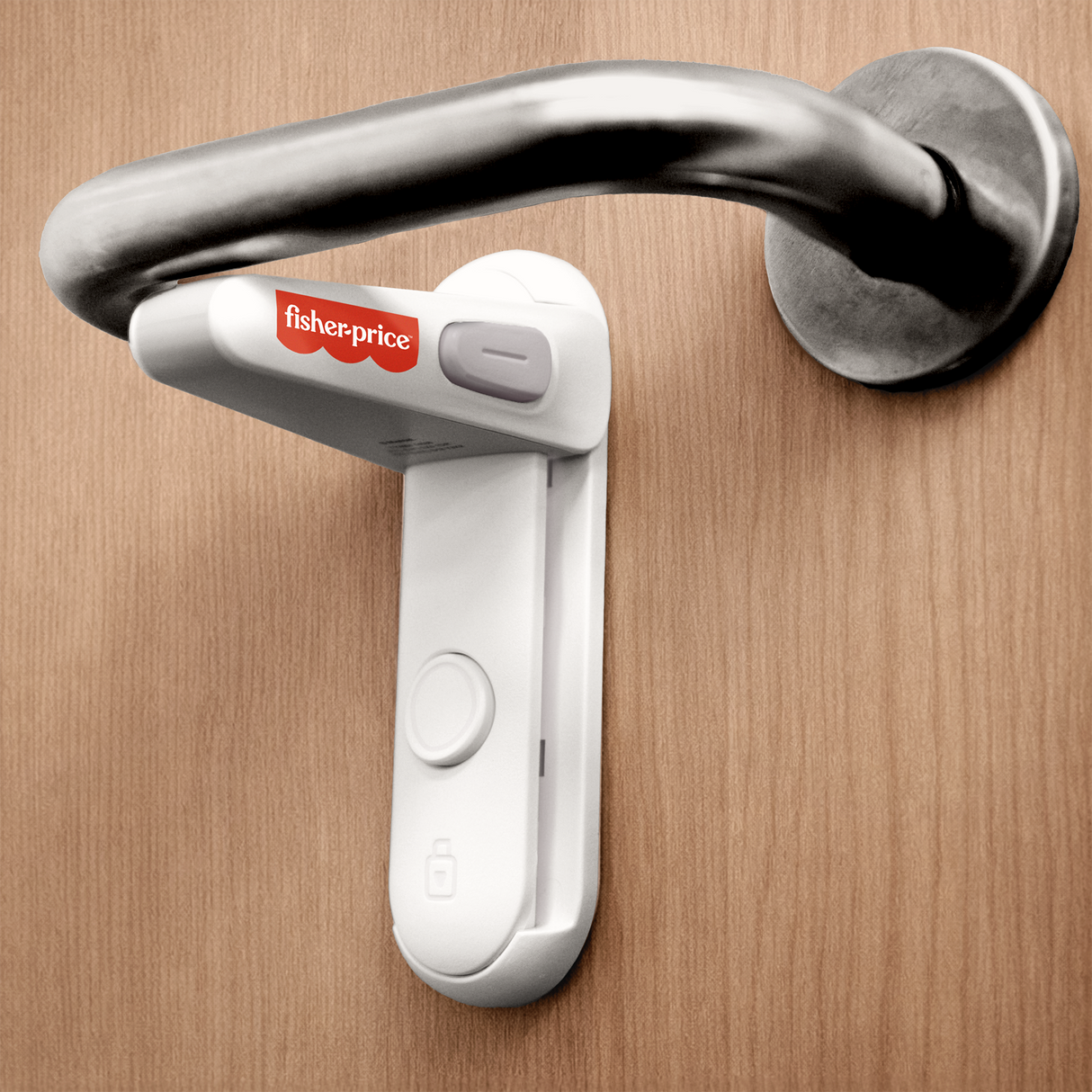 Fisher-Price White Baby Safety Door Lever Lock