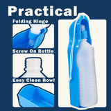 Dog Travel Water Bottle 500ml