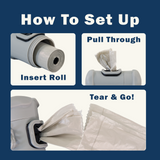 Dog Poo Bag Dispenser with 30 Biodegradable Bags