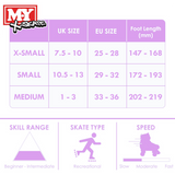 Adjustable Quad Roller Skates With Light Up Wheels