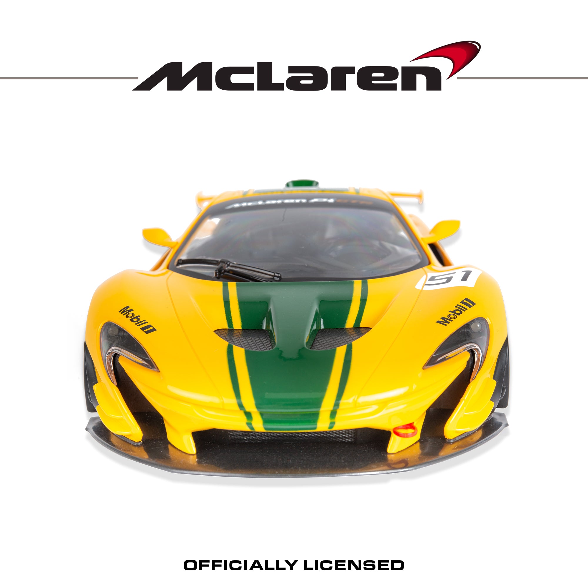 McLaren P1 GTR 1/14 イエロー/グリーン Remote Control 1:14 McLaren P1 GTR – Planet Direct