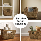 Set of 4 Seagrass Storage Baskets