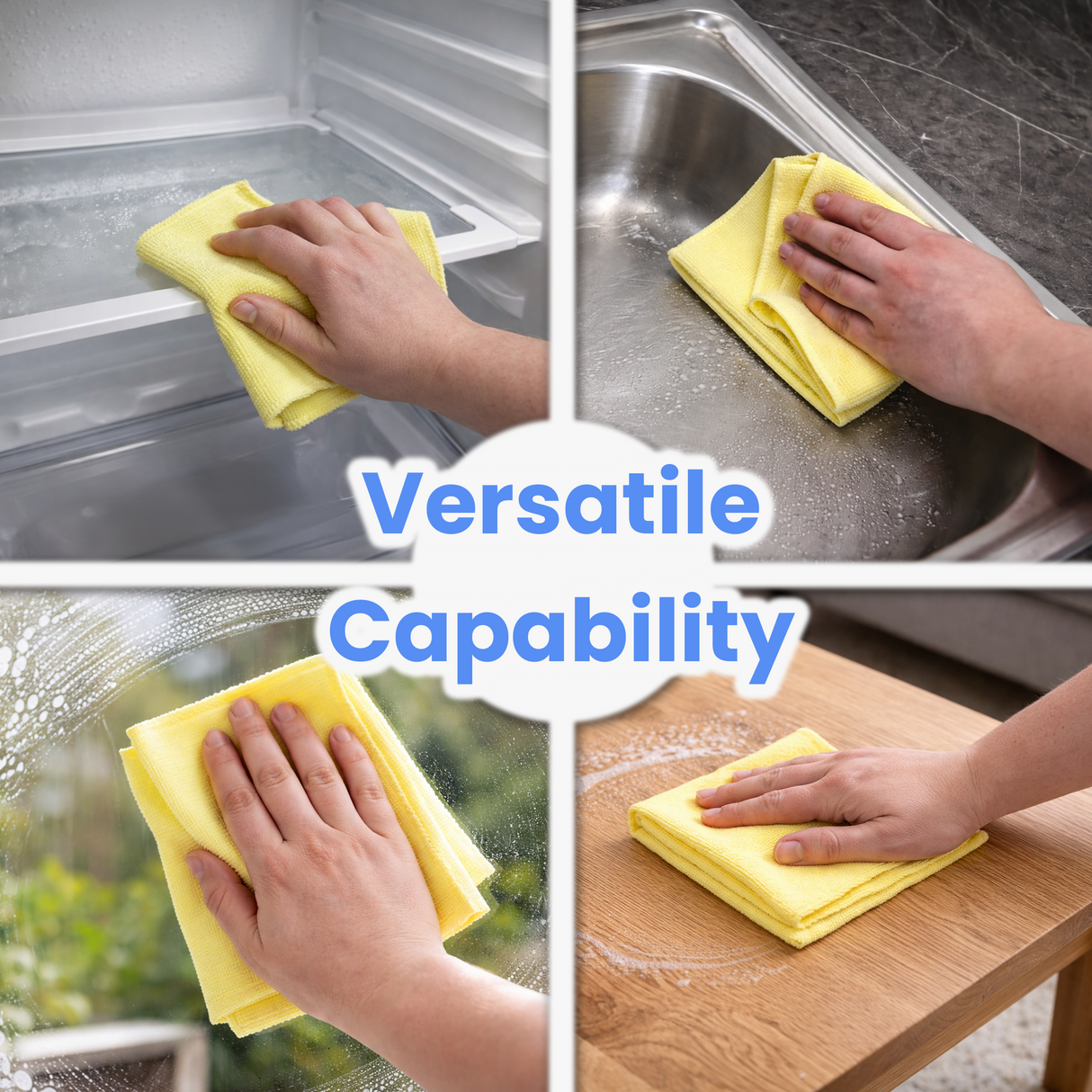 Microfibre Reusable Cleaning Cloths | Pack of 50